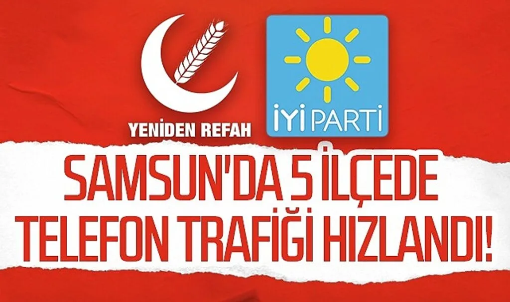 Samsun'da 5 İlçede Telefon Trafiği Hızlandı!