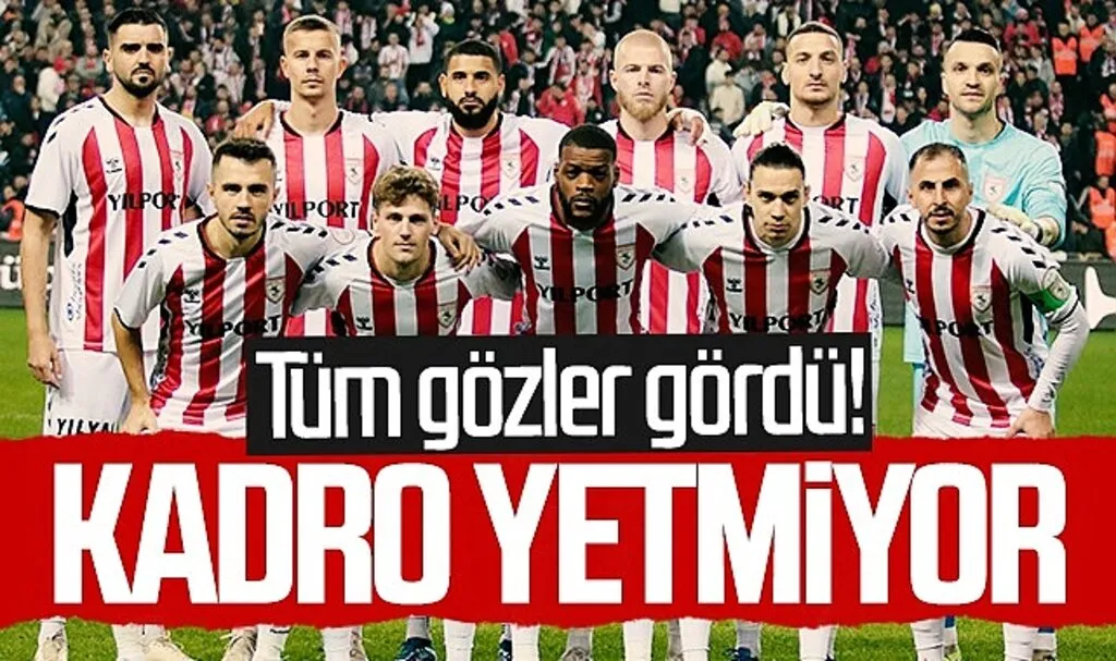 Samsunspor'da Kadro Yetmiyor Tüm Gözler Gördü!