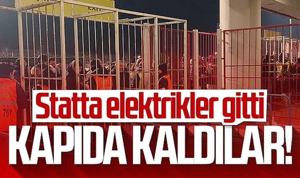 Samsunspor-Galatasaray Maçında Elektrikler Gitti Passolig Çöktü!