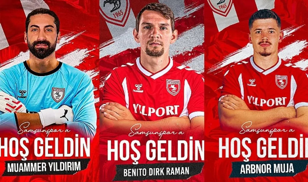 Samsunspor Kadrosunu 3 Transferle Güçlendirdi