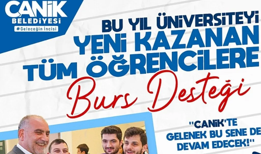 Canik'te Üniversiteli Gençlere Burs Müjdesi
