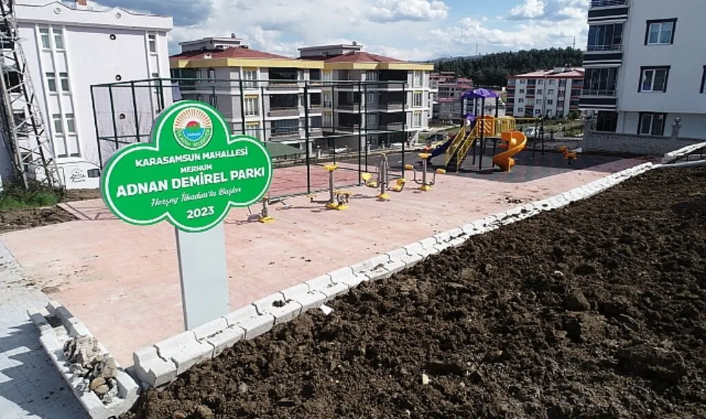 İlkadım'da Adnan Demirel Parkı