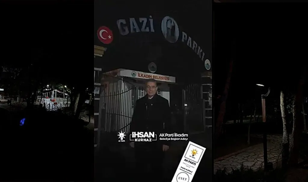 İlkadım'da Gazi Park Karanlığa Gömüldü!