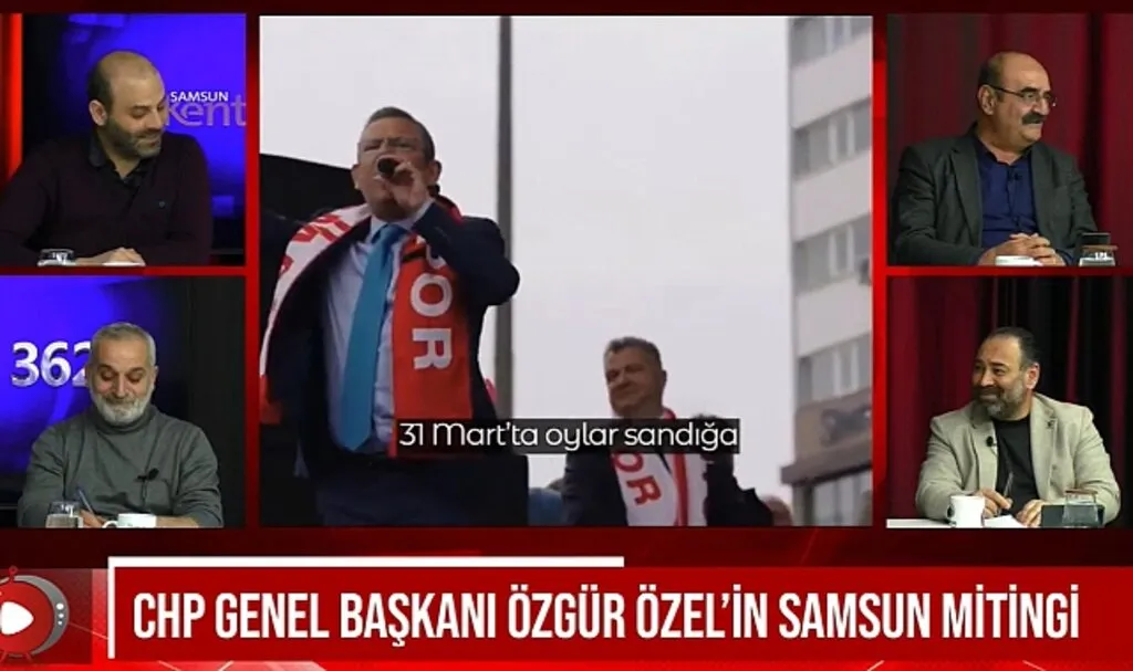 Samsun Seçim Gündemi'nde CHP Genel Başkanı Özgür Özel'in Mitingi, Yakakent ve Alaçam'da Yerel Seçim