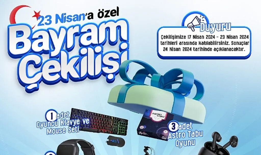 Canik'ten 23 Nisan'da Hediye Yağmuru