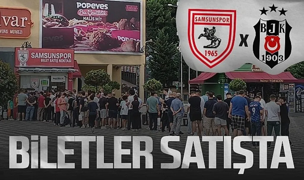 Samsunspor-Beşiktaş Maçının Biletleri Satışa Çıktı!