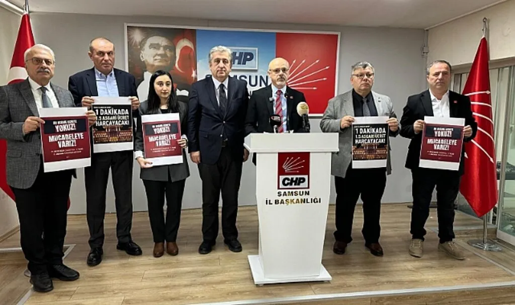 CHP Samsun'dan Açıklama: Yüzde 30 Daha Yoksuluz!