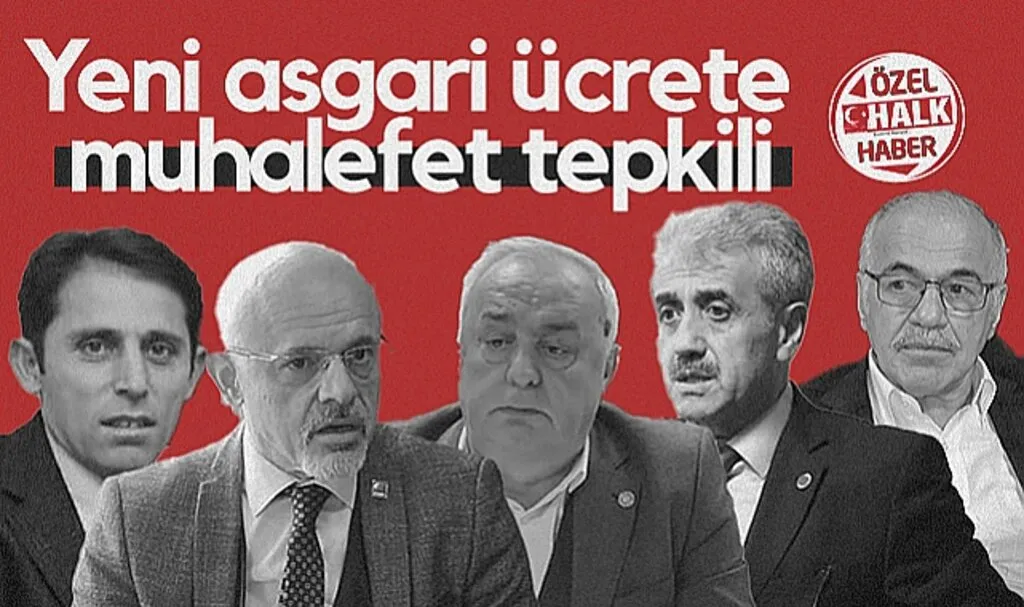 Yeni Asgari Ücrete Muhalefet Tepkili