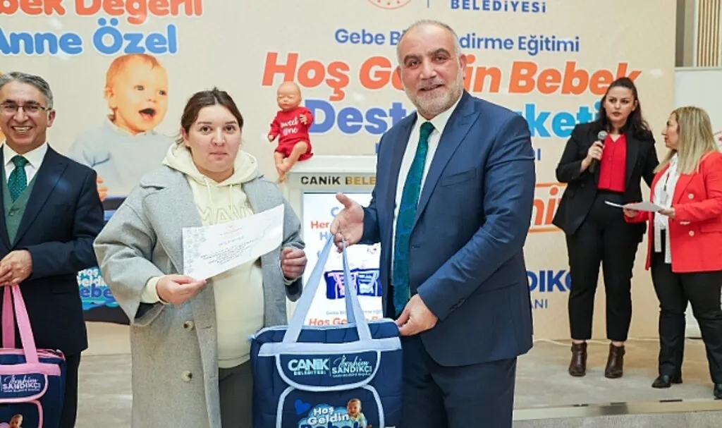 Canikli Anne Adaylarına Bebek Destek Paketi