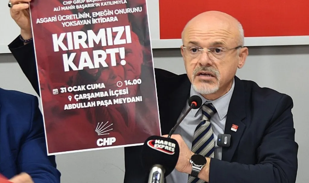 Samsun'da CHP'nin Miting Afişine İzin Yok!
