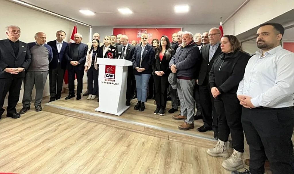 CHP Samsun Örgütü İBB Başkanı Ekrem İmamoğlu'na Sahip Çıktı