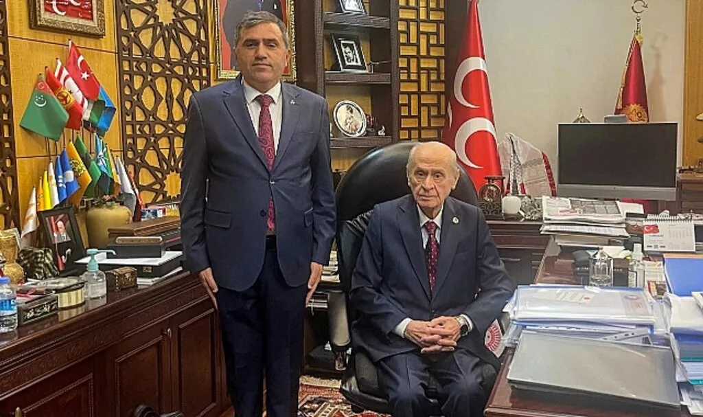 MHP'li Burhan Mucur'dan Devlet Bahçeli'ye Ziyaret