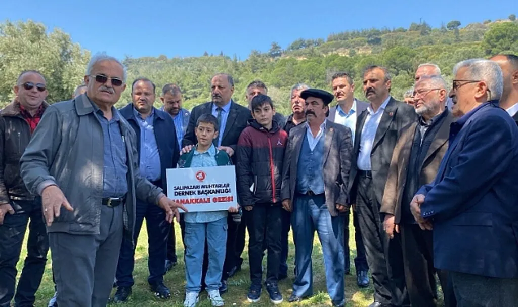 Salıpazarılı Muhtarlar Çanakkale Ruhunu Yaşadı