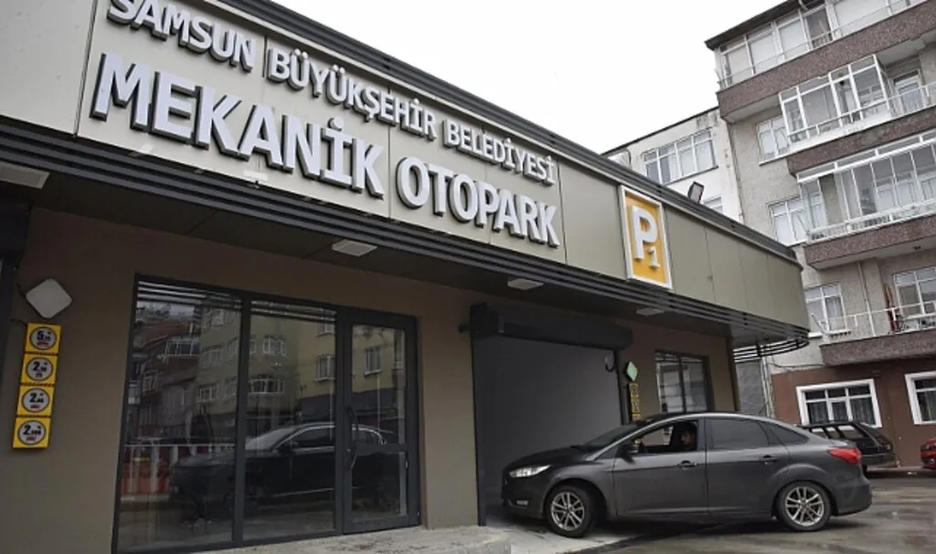 Samsun'da 102 Araçlık Yeni Otopark Hizmete Açıldı