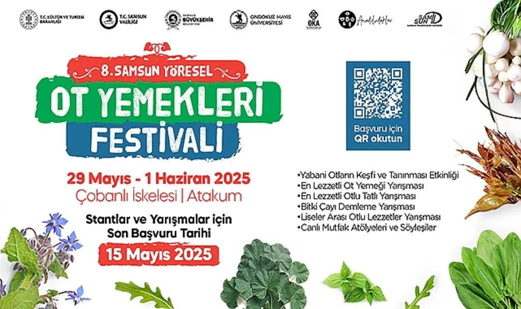 Samsun'da Yöresel Ot Yemekleri Yarışacak