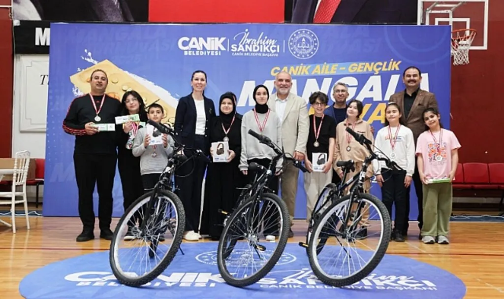 Canik'te Mangala Turnuvası Şampiyonlarına Ödül