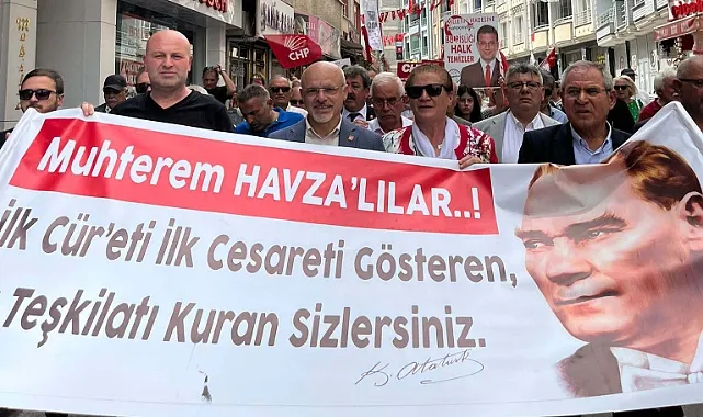 CHP?liler Havza?da Yürüdü
