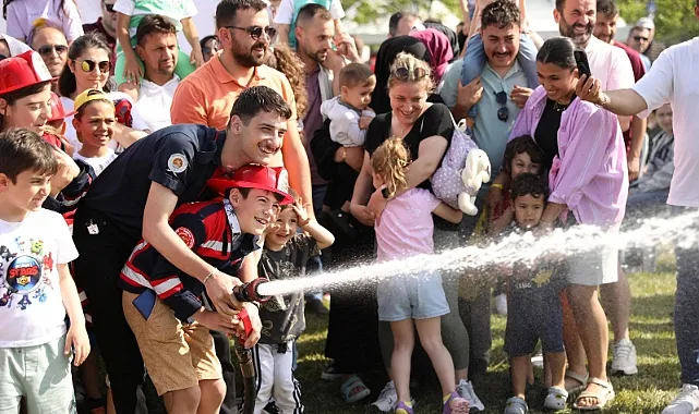 Samsun'da Çocuklar Güldü Babalar Eğlendi