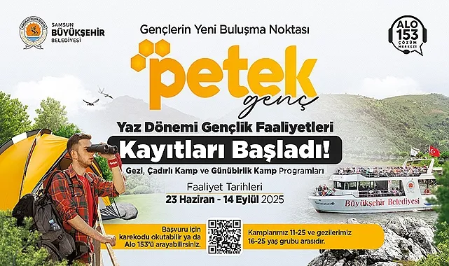 Samsun'da Petek Genç Projesi Başlıyor