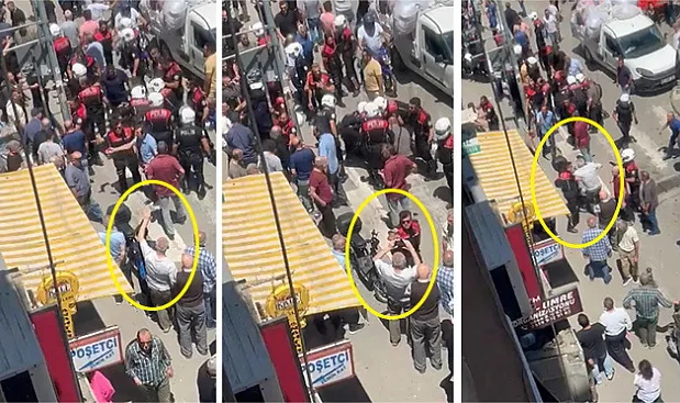 Samsun'da Gazeteci Haber Yaparken Gözaltına Alındı