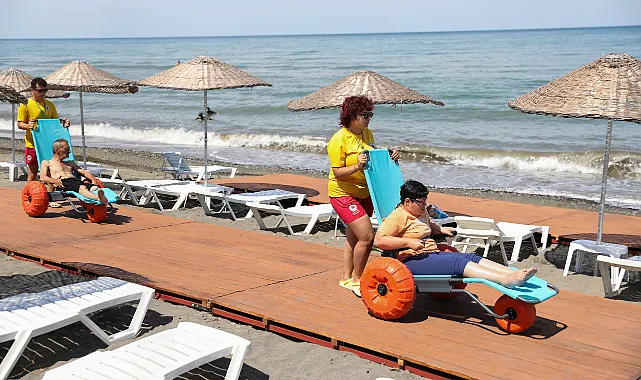 Samsun'da Özel Bireylere Engelsiz Plaj