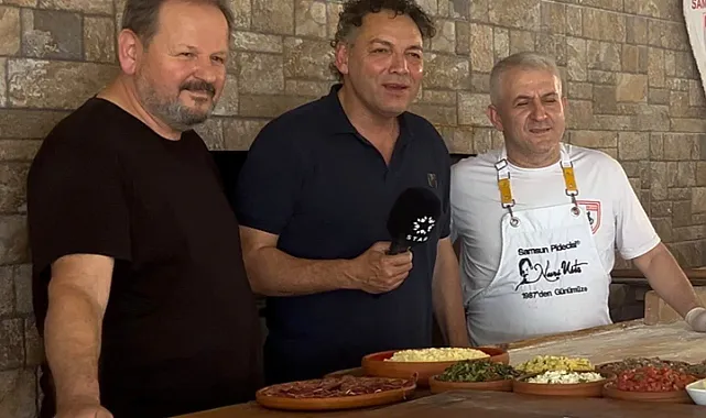 Samsun Pidecisi Nuri Usta Star TV'de Samsun Pidesini Tanıttı