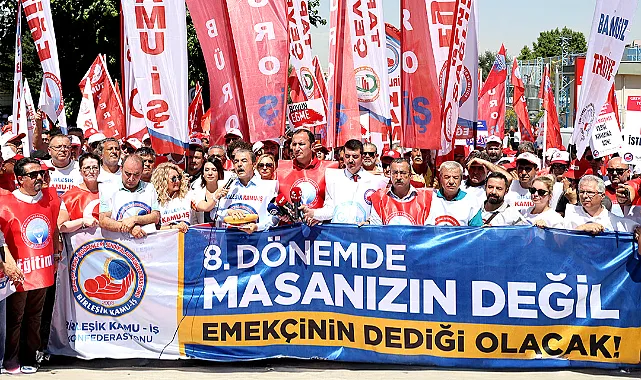 Birleşik Kamu-İş'ten Eylem: Kavgamız Ekmeğimiz İçin!