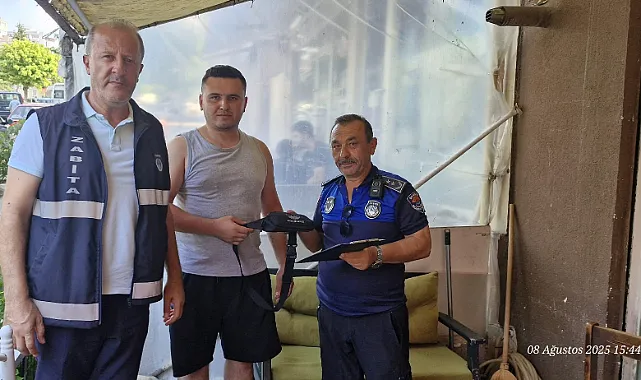 İlkadım Zabıtasından Örnek Davranış
