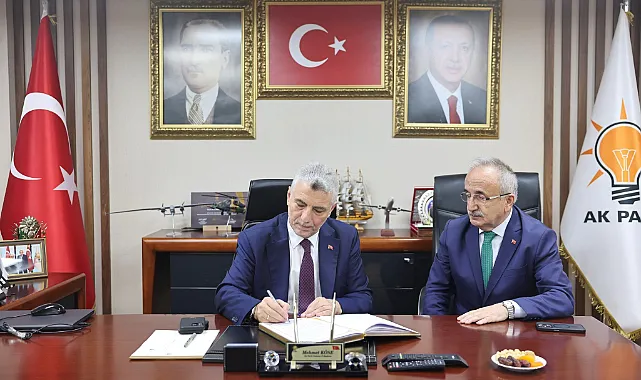 Ticaret Bakanı Ömer Bolat?tan AK Parti?ye Ziyaret