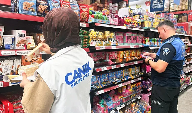 Canik'te Marketler Denetlendi
