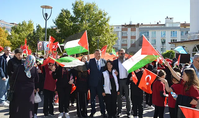 Havzalı Öğrenciler Mazlumlar İçin Yürüdü