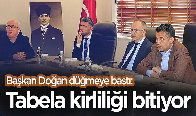 Başkan Halit Doğan Düğmeye Bastı: Samsun'da Tabela Kirliliği Bitiyor