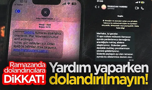 Ramazan Dolandırıcılarına Dikkat: Yardım Yaparken Dolandırılmayın!