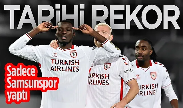 Tarihi Rekor! Samsunspor Türk Futbolunda Kimsenin Yapamadığını Yaptı...