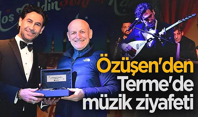 TRT Sanatçısı Bahadır Özüşen Terme Ramazan Sokağı'nda Konser Verdi