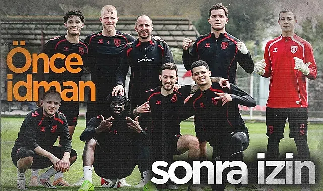 Samsunspor'da Konyaspor Hazırlıkları: Antrenman Sonrası İzin Günü