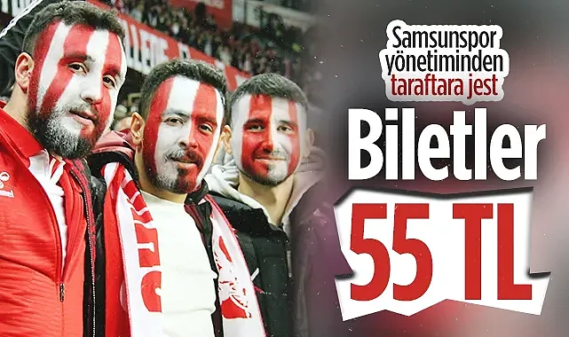 Samsunspor-Konyaspor Maçı Biletleri Satışa Çıktı: Kulüpten 55 TL Jesti