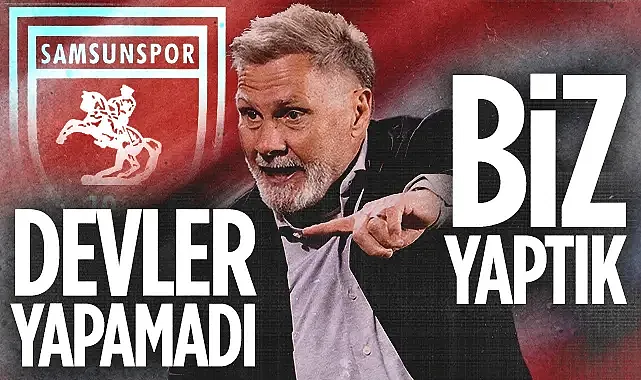 Samsunspor Teknik Direktörü Thorsten Fink: "Devlerin Yapamadığını Yaptık"