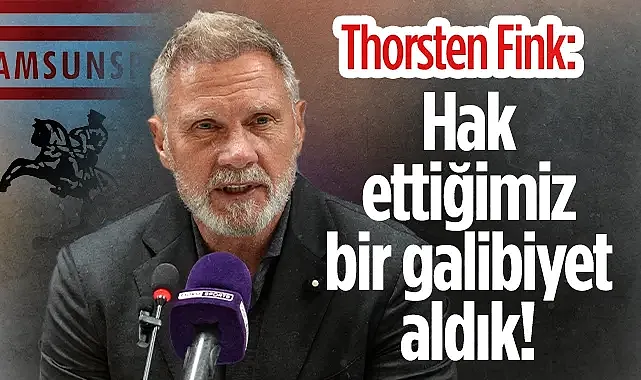 Samsunspor Teknik Direktörü Thorsten Fink'ten Kayserispor Maçı Analizi