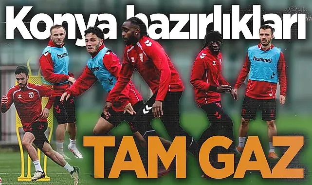 Samsunspor'un Konyaspor Maçı Hazırlıkları Tam Gaz Sürüyor!