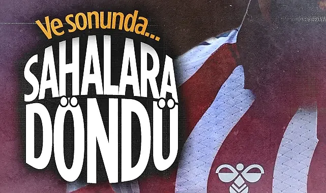 Samsunspor'un Yıldızı Afonso Sousa Sahalara Döndü
