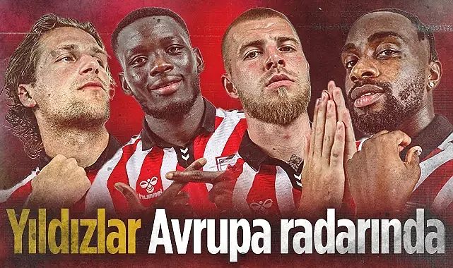 Samsunspor'un Yıldızları Avrupa Radarında