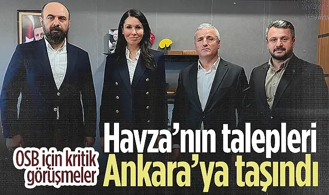 AK Parti Havza Heyetinden Ankara Çıkarması: Vekillerle OSB Zirvesi