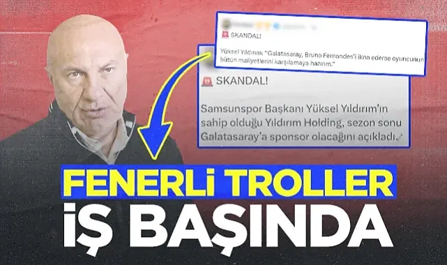 Fenerbahçeli Troller İş Başında! Samsunspor'dan Sert Cevap...