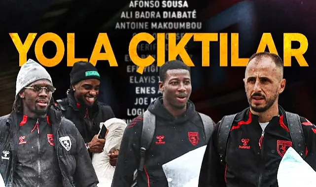 Samsunspor, 3 Puan Parolasıyla Rize'ye Hareket Etti