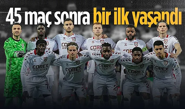 Samsunspor'da 45 Maç Sonra Bir İlk Yaşandı!