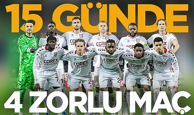 Samsunspor'da Zorlu 15 Gün: Beşiktaş'tan Galatasaray'a Kritik Periyot