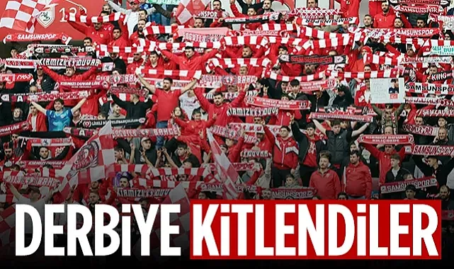 Samsunspor Taraftarı Trabzonspor Derbisine Kitlendi!