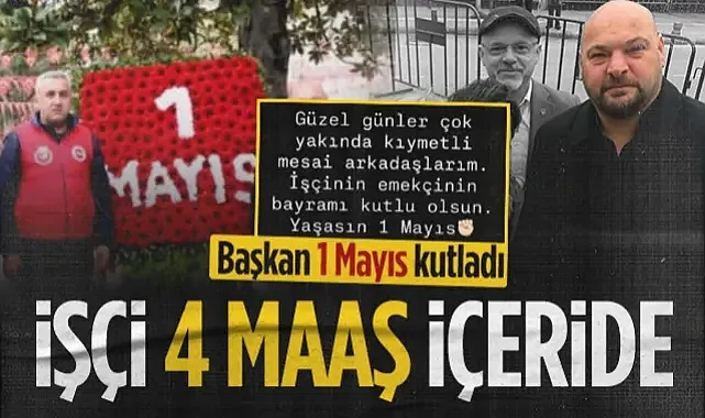 Samsun'da Başkan Türkel 1 Mayıs Kutladı! Atakum İşçisi 4 Maaş İçeride...