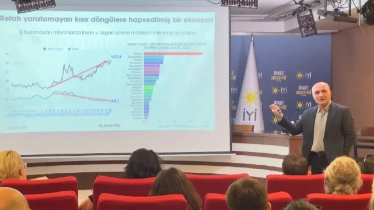 İYİ Partili Erhan Usta'dan Gençlere Kalkınma Dersi